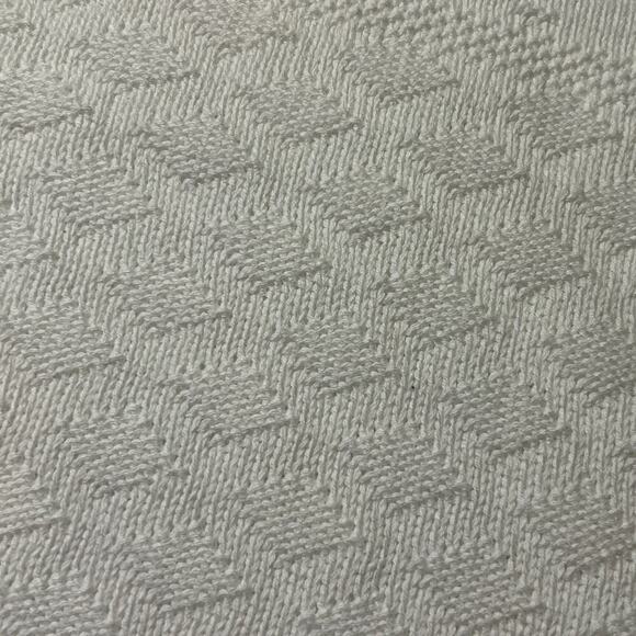 Worthington NEW VINTAGE Womens Knit Tee Sweater sz L Short Sleeve White Retro - Picture 11 of 12